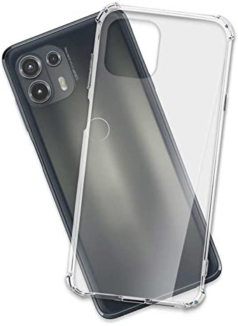 mtb more energy® Coque de protection Soft Armor pour Motorola Edge 20 Lite (6,7) - Coins renforcés - Protection d'appareil photo - 1,5 mm - TPU