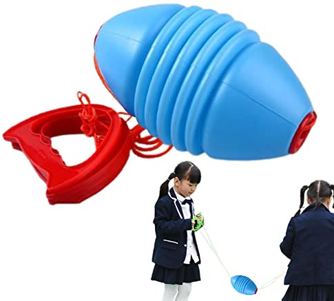 Wenmin Pelota Zoom - Pelota y Fitness con Zoom Deslizante con Cuerda Larga y AsAgarre Resistentes | Reverse Tug of War, Equipo Deportivo Entrenamiento sensorial al Aire Libre
