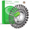GARHWAL Brosse métallique pour débroussailleuse, Coupe-Bordure - Brosse Conique 150 mm x 25,4 mm | Élimination Facile des Mauvaises Herbes et de la Mousse | Entretien du Jardin