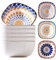Set De 6 Bols À Dessert en Céramique, Bol Petit Dejeuner, Bol Dejeuner, Bols Colorée En Porcelaine, 200ml, Snack - Passe Au Lave Vaisselle Et Au Micro Ondes, pour Céréales, Soupe, Salade, Snack
