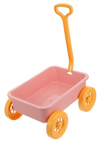 PERSELOSO Carrito De Playa Infantil para Niño Niña Juguete De Arrastre Multifuncional Carro De Jugar Ligero y Portátil para La Playa y Jardín para Actividades Al Aire