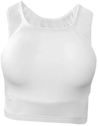 predolo Protector de Pecho Karate para Mujeres con Chaleco Protector Accesorios Deportivos Protección para Busto y Función Transpirable Adecuado para, S