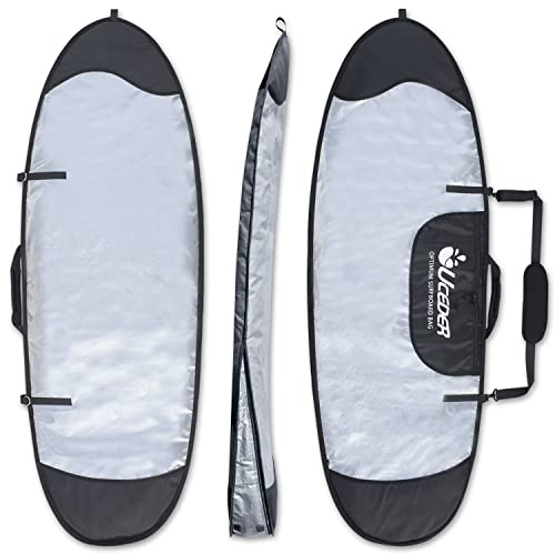 UCEDER Surfboard Bag Cover and Surfboard Travel Bag for Outdoor Travel,5'0,5'10,7'2,8'0,8'5,9'0,9'10 Surfboard Bag,Maximum Protection for Your Surfboard(7'2'')