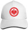 Aiier EIN-Tracht Fra-Nkfurt Logo Gebogene Krempe Cap Gedruckt Baseball Cap Sonnenblende Reisekappe Sandwich Cap Verstellbar Trucker Hut, weiß, One size