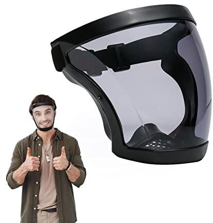 protection super Full Face - Lunettes protection complètes avec cadre - Anti-buée - Réutilisable - Super protection du visage - Protection complète du visage