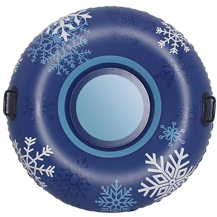 Trineo de Nieve para Adultos, 110 cm, Flotador Inflable Resistente al frío | de Nieve Resistente para niños | para Actividades al Aire Libre de Invierno exploraciones Carreras