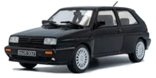 Solido VW Golf Rallye MKII 1989 – 1:43 Modellauto in Schwarz, Klassiker im Miniaturformat, Präzises Die-Cast Sammlermodell für VW-Fans