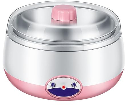Yoghurtmaskin, Automatisk Yoghurtmaskin, med Innerfoder I Rostfritt Stål, Lätt Att Rengöra, Kompakt och Bärbar, för Lägenheter, Sovsalar, Hem