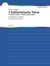 3 folkloristiska danser: för altblockflöjt i F och dragspel stämmor