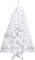 Prextex 1.2M White Christmas Tree - Artificial Canadian Fir Small Christmas Trees w/Metal Stand, 320 Tips, Perfect Home Decor, Living Room and Kitchen - Compact Easy to Store (1.2M / 4Ft, White Tree)