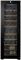CAVIN Freistehender Weinkühlschrank - Northern Collection 39 Black, Zwei Temperaturzonen 5 bis 18°C, Kompressorkühlung, Kapazität 39 Flaschen, 2 Zonen, UV-geschützte Glastür, Holzregalböden