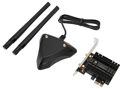 PCIE Wi-Fi-kort, Aluminiumlegering PCIE Wi-Fi-adapter för Stationär Dator