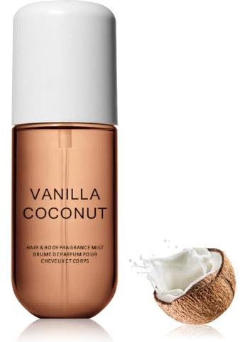 Vanille Parfüm, Reisegröße Bodyspray, Langanhaltendes Vanille Parfüm für Haare & Körper, Vanilla Perfume, Erfrischendes Körperspray für Frauen, Vanille Duftspray für unterwegs (Vanille)