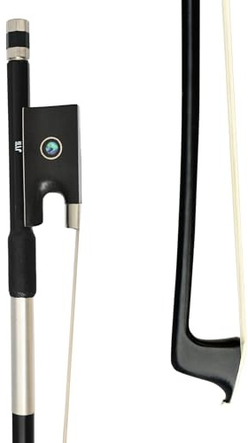 JYR Carbon Fiber Violin Bow 4/4 Full Size, Lightweight&Responsive