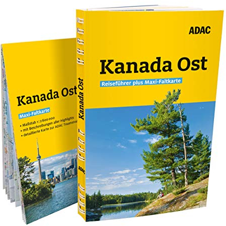 ADAC Reiseführer plus Kanada Ost: Mit Maxi-Faltkarte und praktischer Spiralbindung