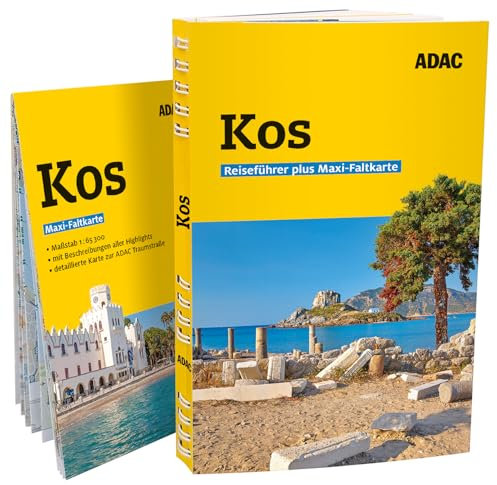 ADAC Reiseführer plus Kos: Mit Maxi-Faltkarte und praktischer Spiralbindung