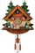 Kintrot Cuckoo Clock Traditional Handcrafted Black Forest Chalet Quartz Clock for Wall Decor