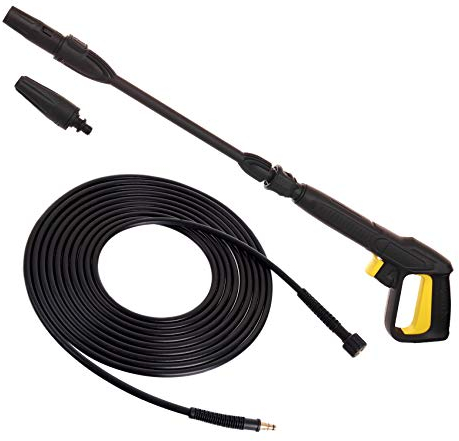 Pistole mit Rotordüse Lanze Einstellbare Düse für Hochdruckreiniger Kärcher K 10m Hochdruckschlauch Click x M22 Hochdruckpistole