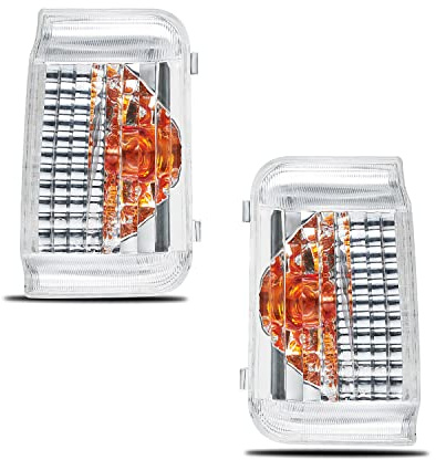 Clignotant pour rétroviseur extérieur Convient pour Citroën Jumper 2006 UP Fiat Ducato 250 2006 UP Peugeot Boxer 2006 UP Une paire de clignotants Miroir Lentille propre Ne contient pas d'ampoule W16W