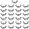 Disnace 25 PCS Dado a Farfalla, Wing Nuts Acciaio Inossidabile Set di Dadi con Alette hand Twist stringere Hardware dado fissaggio parti Standard Certificato Per Auto Macchinari Mobili (M6)