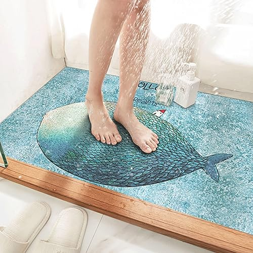 LY4U rutschfeste Duschmatte für Außendusche, Anti Schimmel PVC Badematte Bad und nasse Duschbereiche