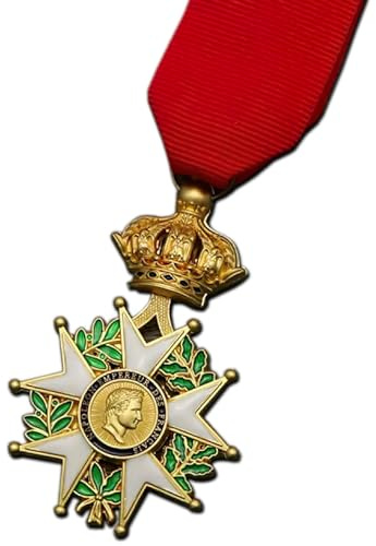 Trikoty Reale Ordine della Legione d'onore Medaglia Militare Francese Riproduzione Premio Cavaliere Ordine al Merito di Napoleone