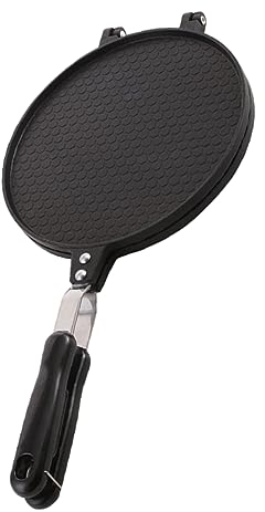 Artibetter Máquina para Hacer Conos De Panqueque Pequeña, Molde De Aluminio para Rollitos De Huevo, Herramienta para Hornear Postres, Mango Antideslizante, Uso Doméstico, Utensilio De Cocina Compacto