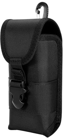 KENOBE Custodia per occhiali tattica Molle con fibbia, guscio rigido antiurto portatile in nylon protettivo per occhiali da sole, scatola per occhiali sportivi da esterno con gancio