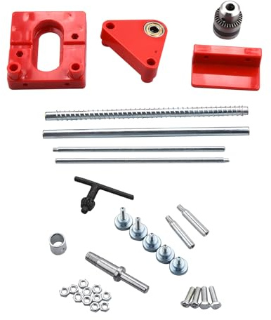 Adjustable Woodworking Drill Locator Hole Punch Template Guide Tool US