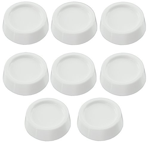SPARES2GO Anti Vibration Low Noise Rubber Feet Pads compatible with Miele Tumble Dryer/Washing Machine (Pack of 8)