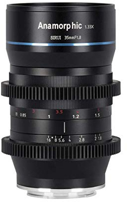 SIRUI 35 mm F1.8 1,33X Objectif cinéma anamorphique Monture MFT avec Adaptateur Z-Mount pour série Z