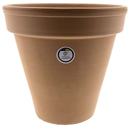 Grand pot en céramique en terre cuite rouge Modèle J32 20 x 20 x 17 cm