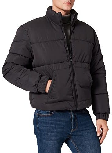 Urban Classics Herren Jacke Cropped Puffer Jacket black M