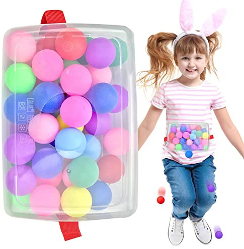 smashing Gioco della Palla oscillante | Giochi da Giardino per Bambini e Adulti | Giochi all'aperto al Coperto per Adulti e Famiglia, Divertenti Giochi all'aperto con 30 Palline - Set di Giochi