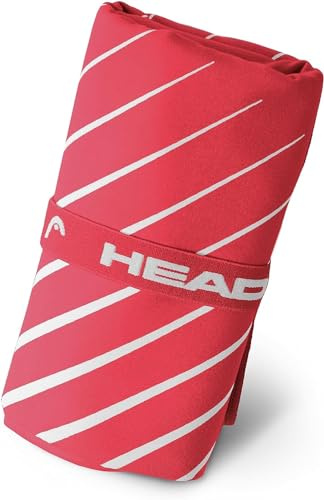 Head Active Stripes - Toalla Microfibra con Elástico, Toalla Baño Ideal como Toalla Gimnasio Hombre/Mujer 40x60 Suave Ligera Secado Rápido, Toallas Baño Absorbente Ahora Espacio, Toallas Lavabo y Gym