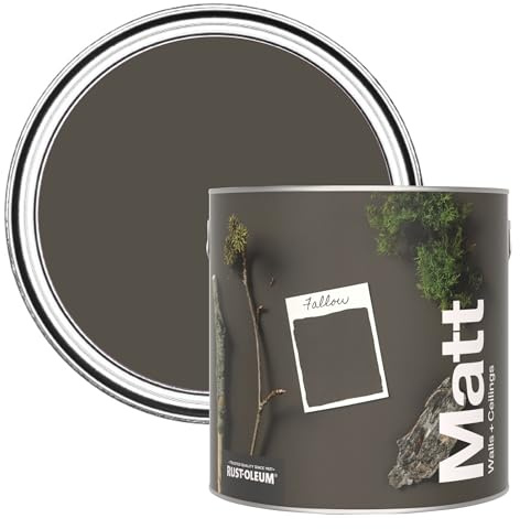 Rust-Oleum Peinture Mate Murs et Plafonds Brune - Brun Terre 2,5L