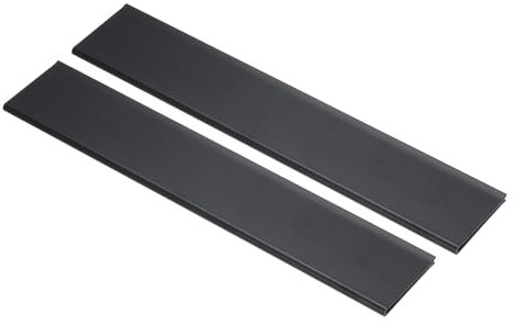 PATIKIL ABS Knife Cover Sleeves for 11 Cook Knife, 2 Pcs Knives Edge Guard Blade Protector Universal Knife Sheath for Home Kitchen, Black