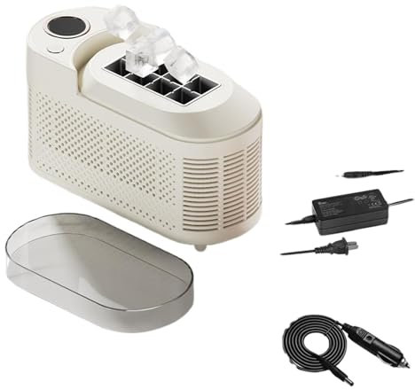 lmoikesz Bärbara ismaskiner för hemmet, inga rörmokare, självrengörande isbitsmaskin, bärbar liten, genomskinlig isbitsmaskin, ABS, husbil, A