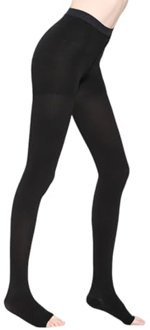 AOGOE Collant a Compressione Medica per Donne e Uomini, Collant Contenitivi Compressione Graduata 23-32mmhg, Calze Antitrombo Elastiche per Vene Varicose, Edema, Volo A Lungo Raggio, Sportive