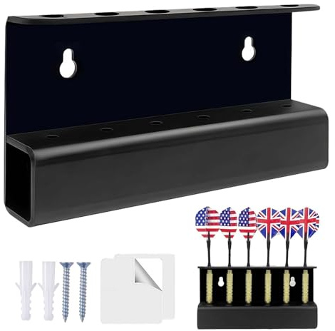 Soporte De Dardos, Soporte De Almacenamiento De Acrílico Pulido | Pantalla Vertical Transparente De Pared 120g - Este Minimalista Elegante Dardos Profesionales para S