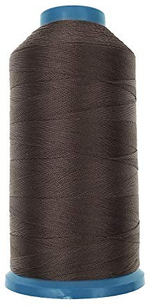 JZK 1500 yard T70 69# Marrone Filo da Cucire in Nylon Rilegato Resistente per Tappezzeria Pelle Jeans Tela Moquette Tenda Perline per Macchina Industriale, Overlock, Cucito a Mano
