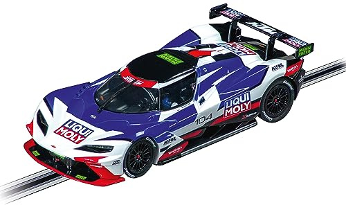 Carrera DIGITAL 132 20031076 KX-BOW GTX Liqui Moly No.104 Slotbil med tekniska höjdpunkter, skala 1:32, realistiskt racingnöje, autentisk lysande fram-, bak- och bromsljus