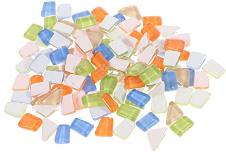 COHEALI Carreaux De Mosaïque Pour Lartisanat Feuilles De Vitrail 200 G Fournitures De Projet De Décoration Intérieure