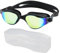 Lunettes de Natation pour pour Hommes Femmes, Lunette Piscine Avec Boîte Adulte Adolescents, Anti buée Anti UV Vision Nette Imperméable, Ajustable Lunette Piscine pas de fuite, protection complète