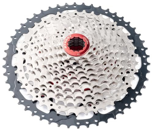 KTKEET 11-Gang-Kassette 11-25T/28T/30T/32T/34T/36T/40T/42T/46T/50T/52T Mountainbike/Rennrad Kassette 11-Gang Fahrradkassette Ritzel Kompatibel mit Shimano Ultegra XT Sunrace Sram (11-50T)