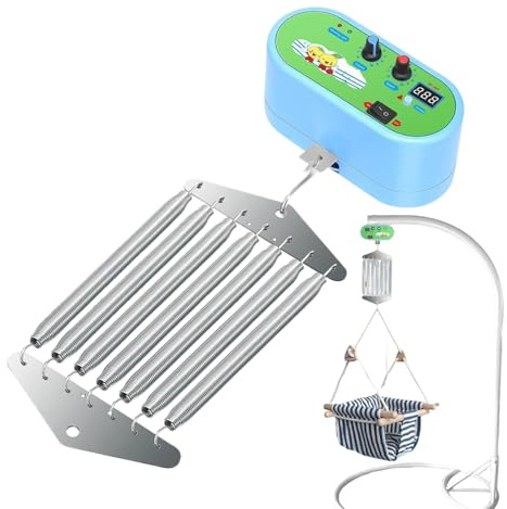 Genérico Baby Rocker, Mosyet Rocking para bebé | Cama de la Cuna rockera de la Noche | Swing de automático de niños eléctricos con Velocidad Ajustable para guardería