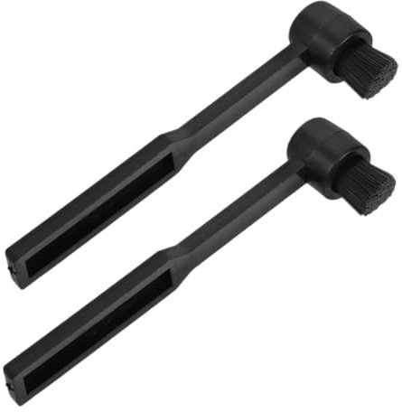 Yardenfun 2pezzi Spazzola Antistatica Per Pulizia Dischi Vinile Kit Manutenzione Giradischi Spazzole Per Pulizia Dei Vinili e Accessori Per Dei Dischi