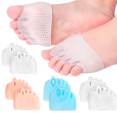 XFSRG 4 Paia Separatore Dita Piede in Silicone Corrector Alluce Valgo Raddrizzatore Sollievo Dal Dolore Metatarsale per L'uso All'interno Di Calze e Tutti i Tipi di Scarpe