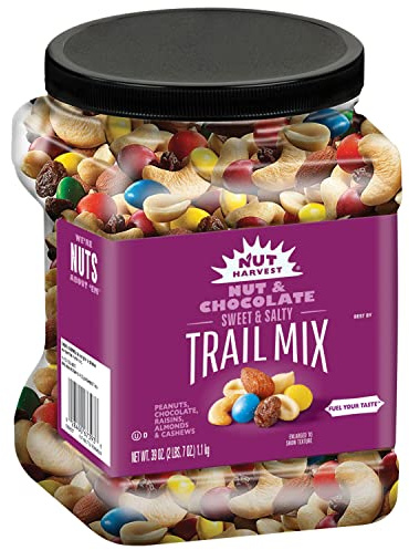 Nut Harvest Nut & Chocolate Mix, 39 Ounce Jar