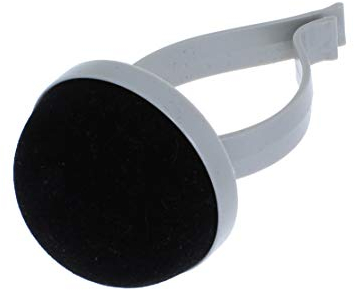 zipworld Nadelkissen mit Armspange oder Clip von JKOS (schwarz, mit Armspange)